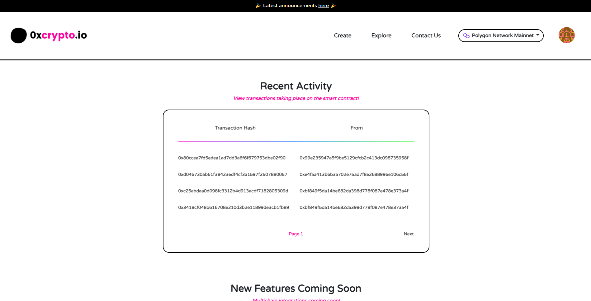 0xcrypto.io gallery image