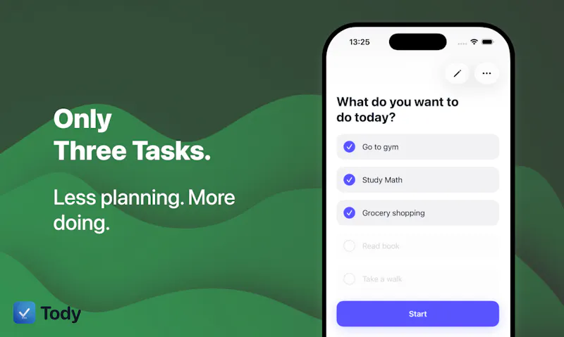 Tody - Daily Focus screenshot 1