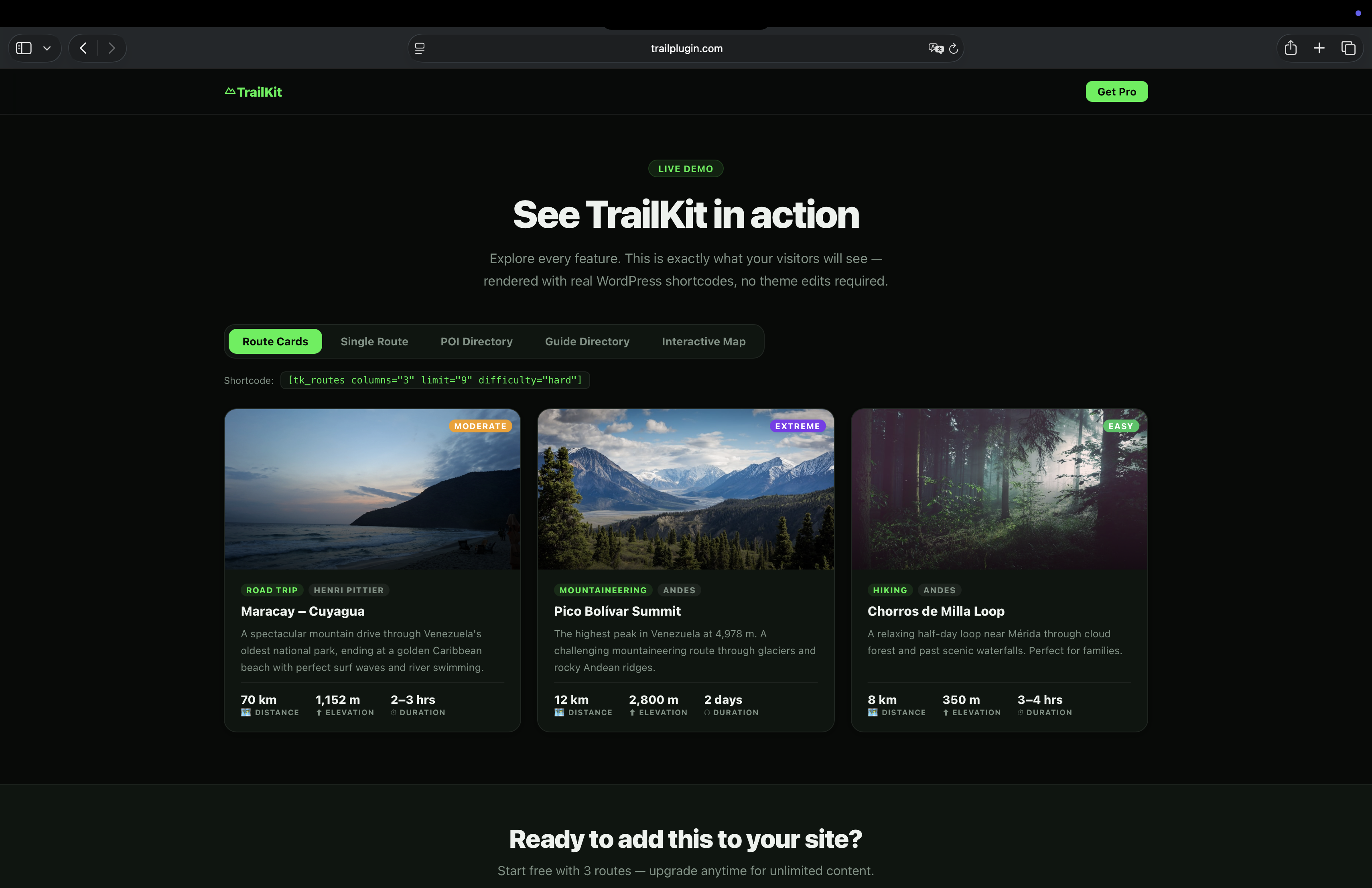 Trail Plugin gallery image