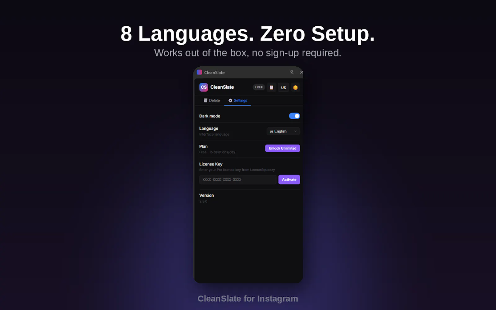 CleanSlate for Instagram - Bulk delete screenshot 7