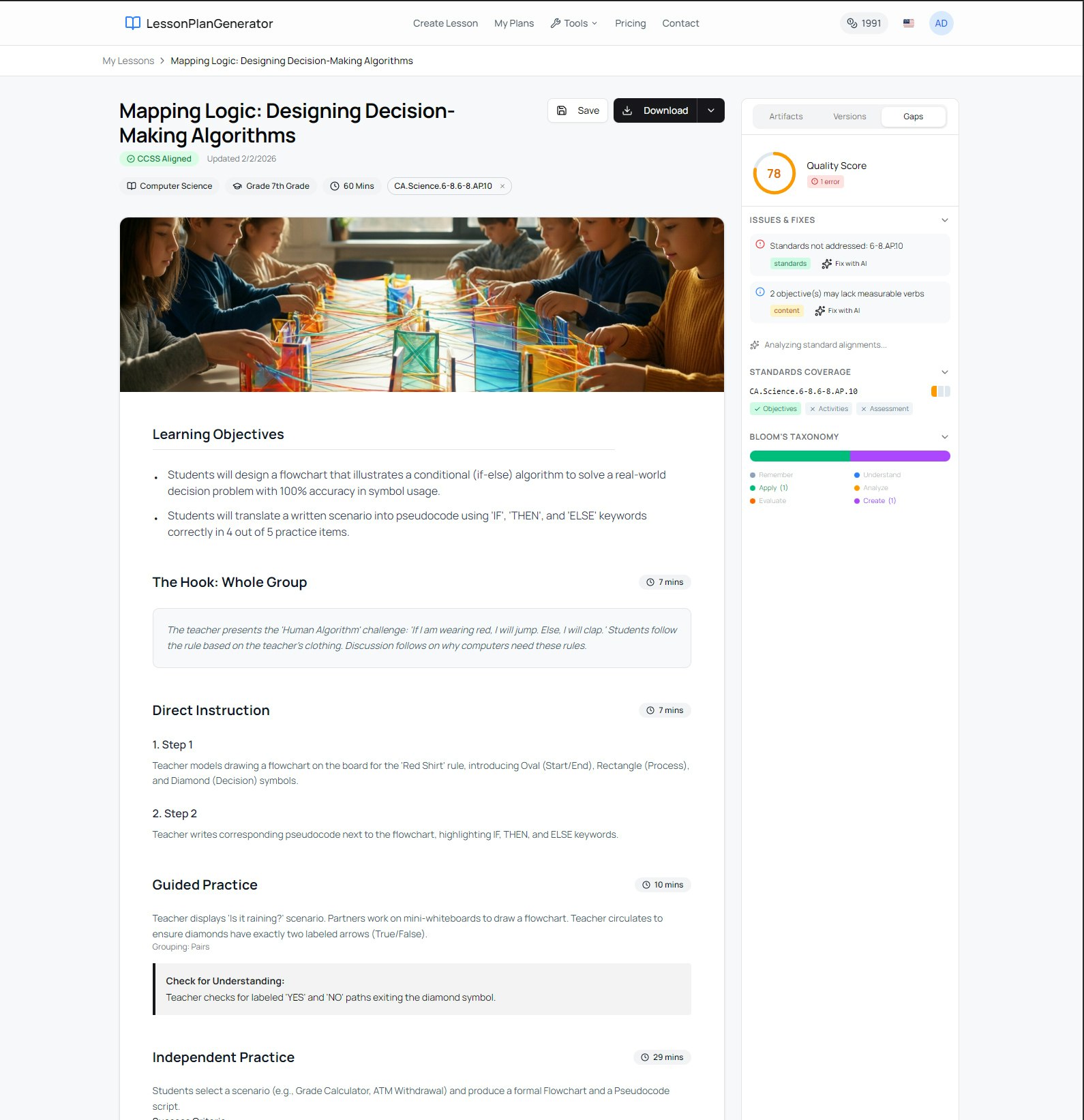 LessonPlanGenerator gallery image