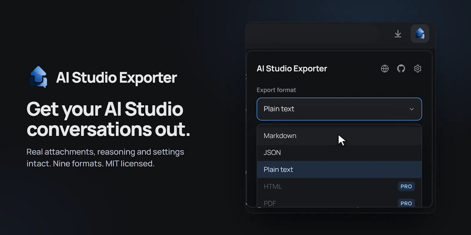 AI Studio Exporter screenshot 2