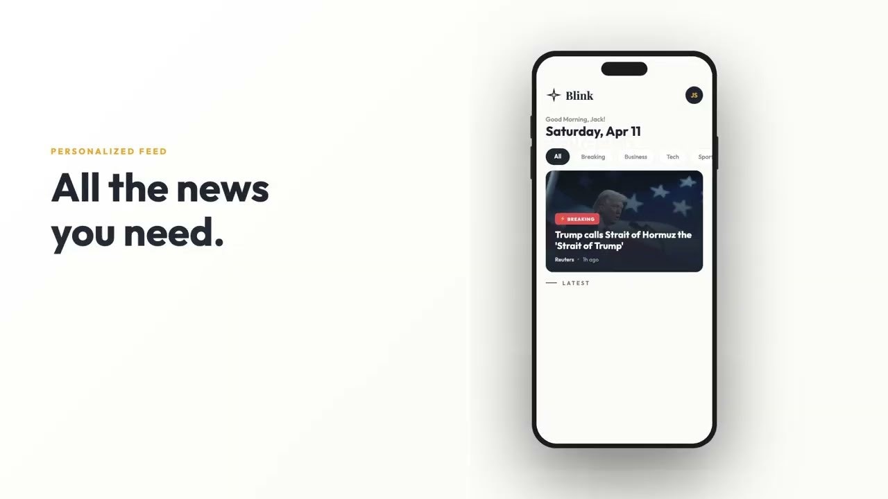 Blink - AI Powered News gallery image