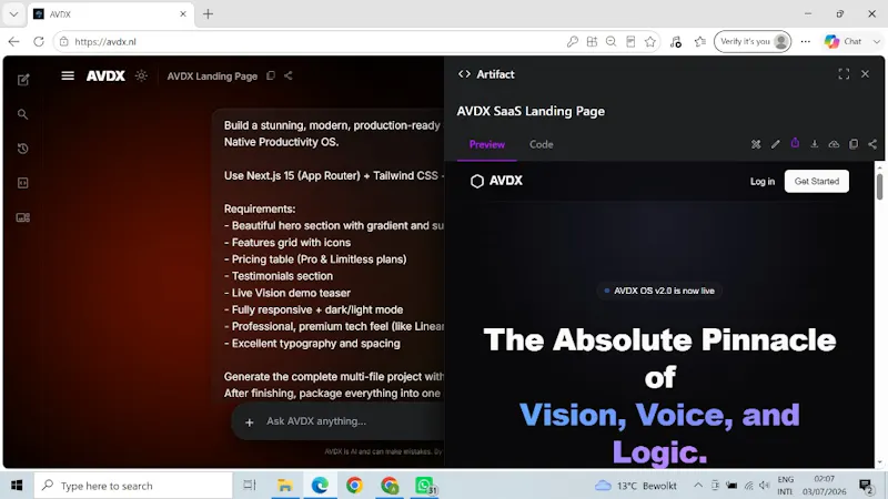 AVDX OS screenshot 4