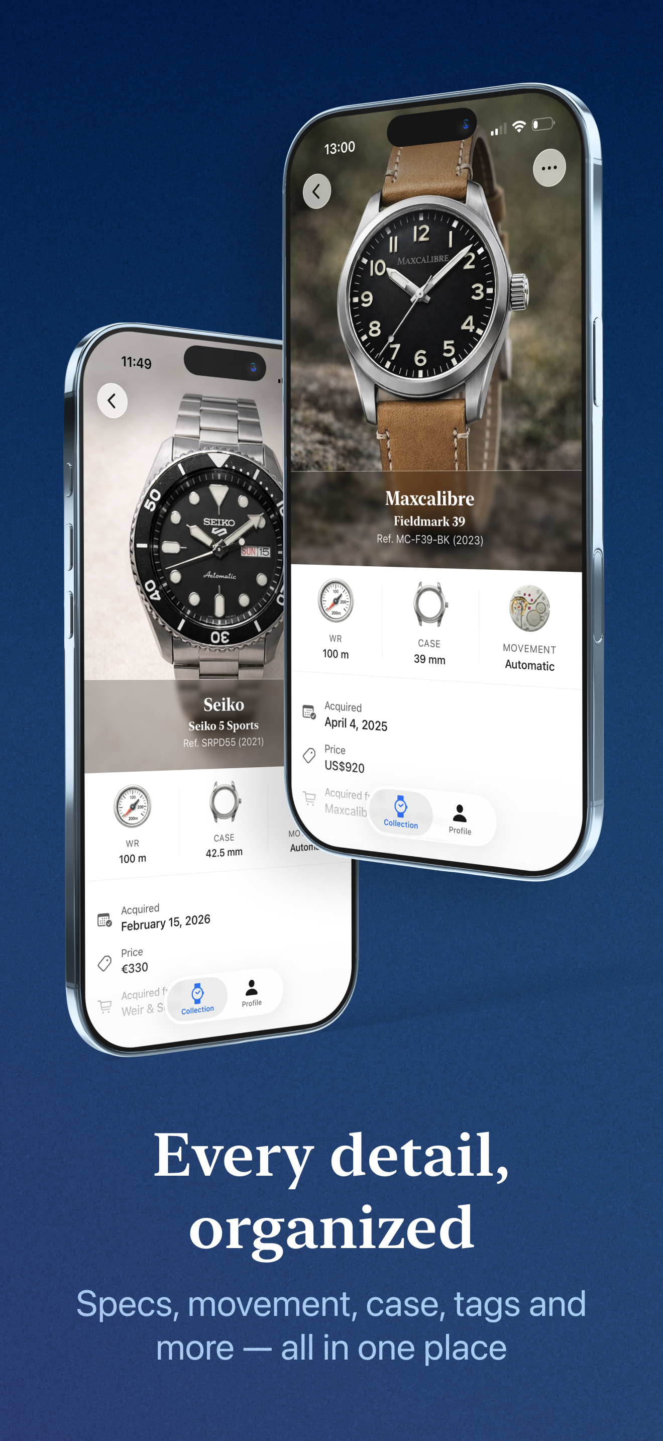 Timeboxd - For watch collectors - Screenshot 5 showing product features and functionality