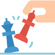 Play Chess vs Computer - Product Hunt launch logo and brand identity