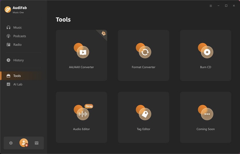 Media Audifab Music One - Tukar muzik streaming ke format mp3 biasa 4