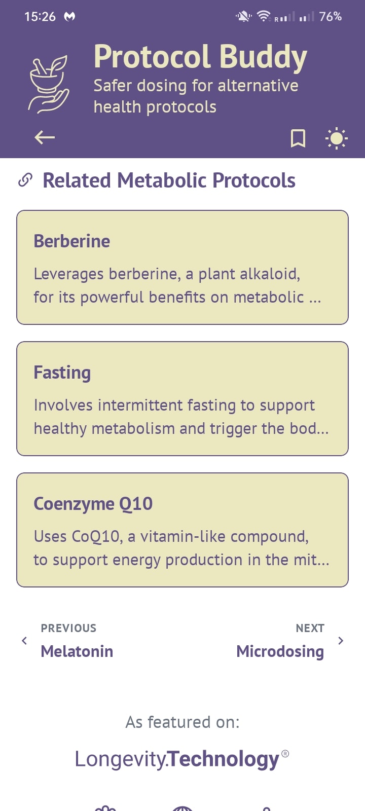 Protocol Buddy: Dose Tracker gallery image