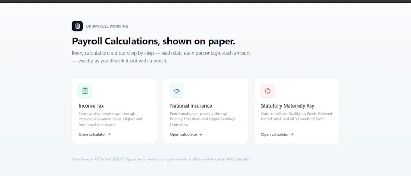 Uk Payroll make simple screenshot 1