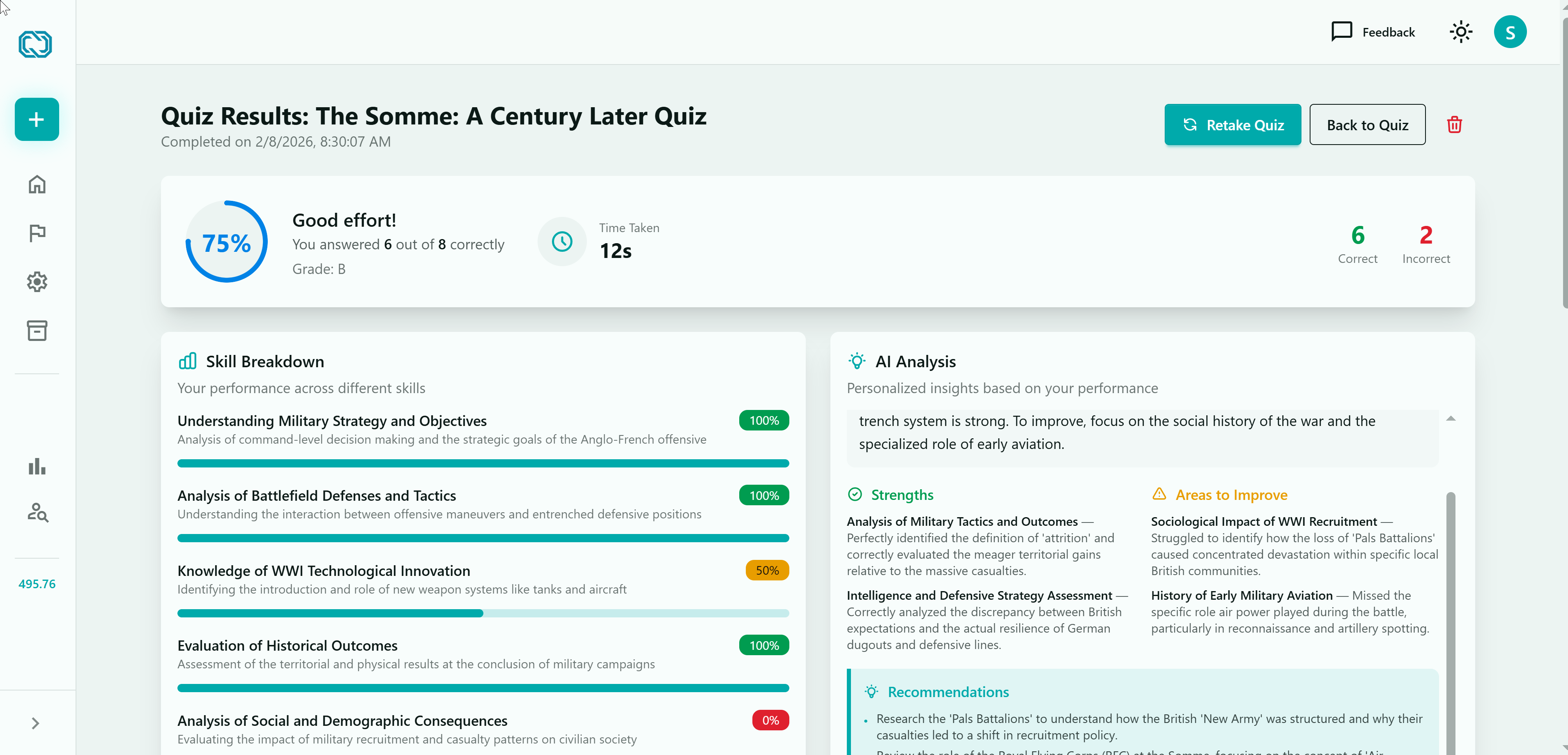 QuizWhiz - Screenshot 3 showing product features and functionality