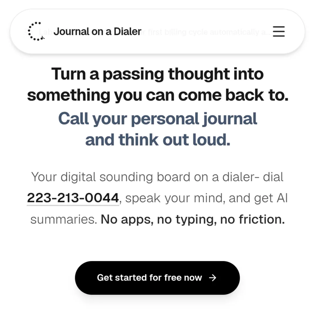 Journal on a Dialer gallery image