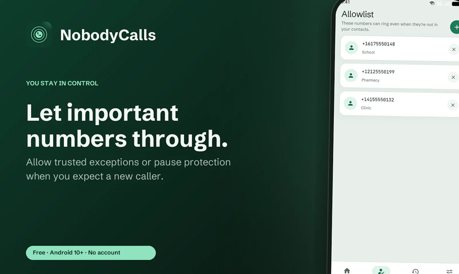 NobodyCalls screenshot 4