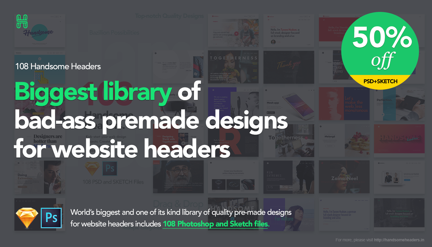 108 Handsome Headers gallery image