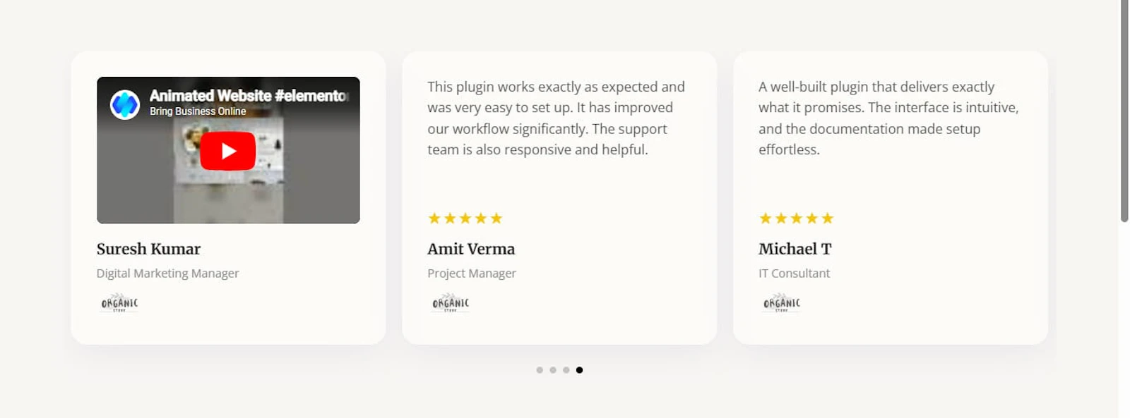 Webdevez Testimonials Slider (Elementor) screenshot 3