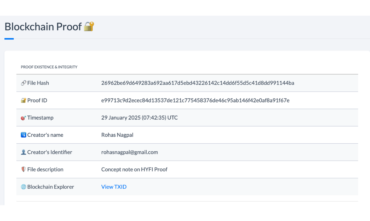 Blockchain Proof gallery image