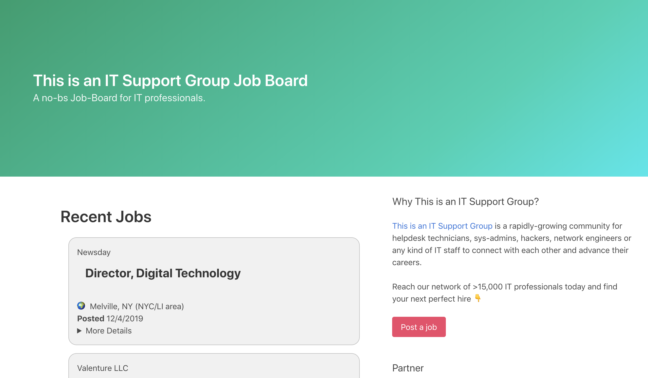 IT Support Job Board gallery image