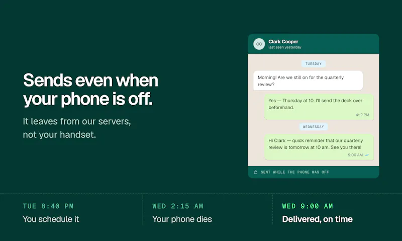 Chatmaid Schedule screenshot 3