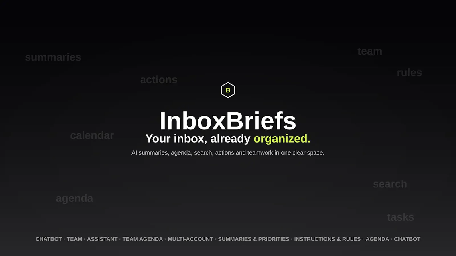 InboxBriefs screenshot 1 (video preview)