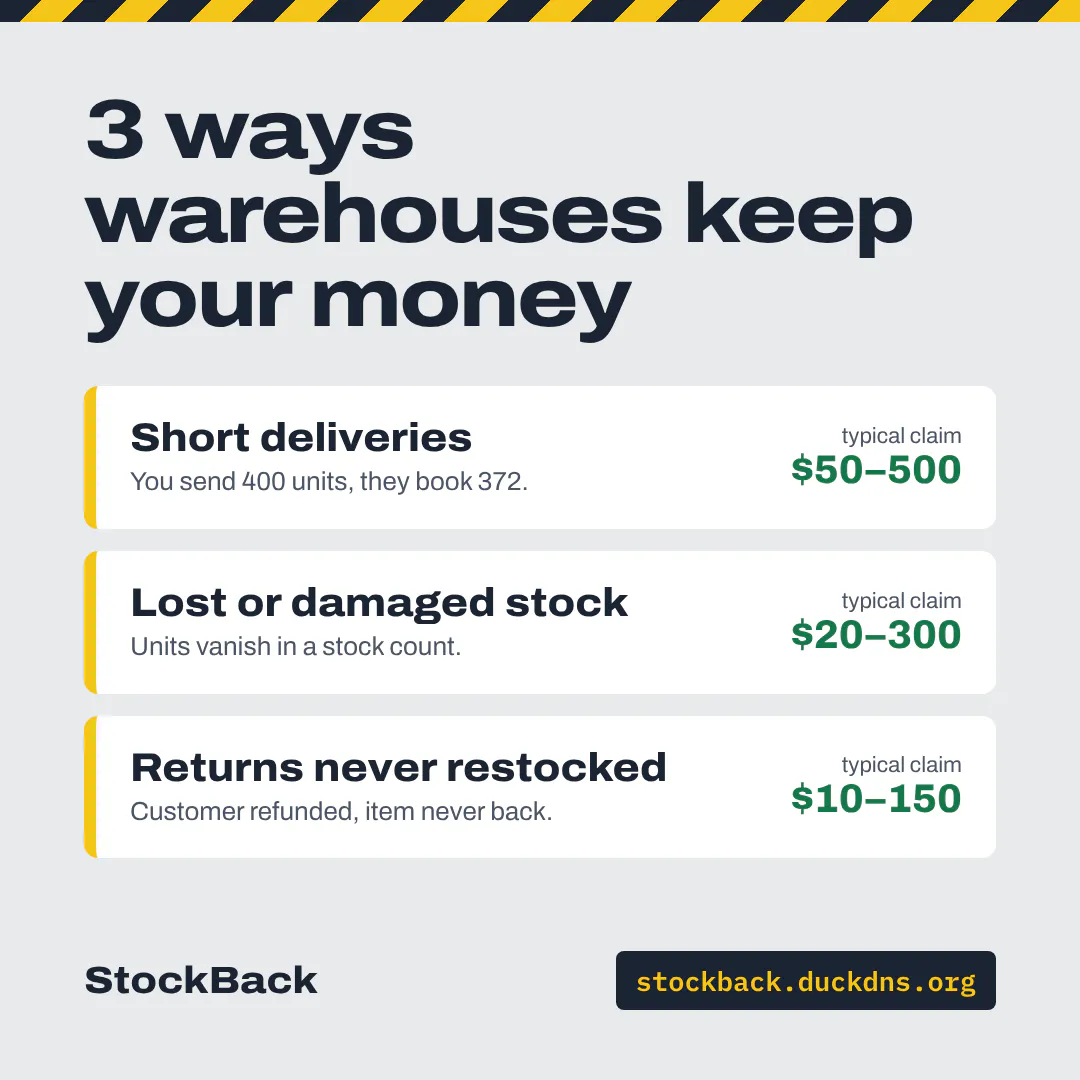 Get paid for lost warehouse stock gallery image