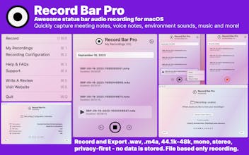 Record Bar Pro gallery image