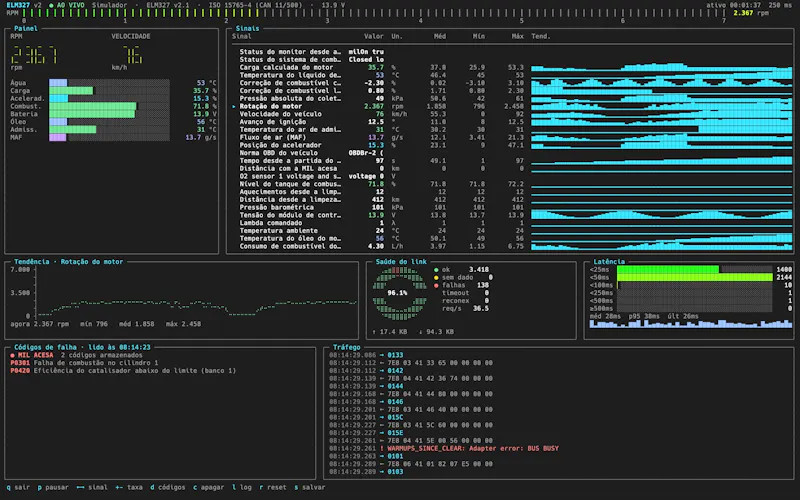 ELM327 OBD-II screenshot 1