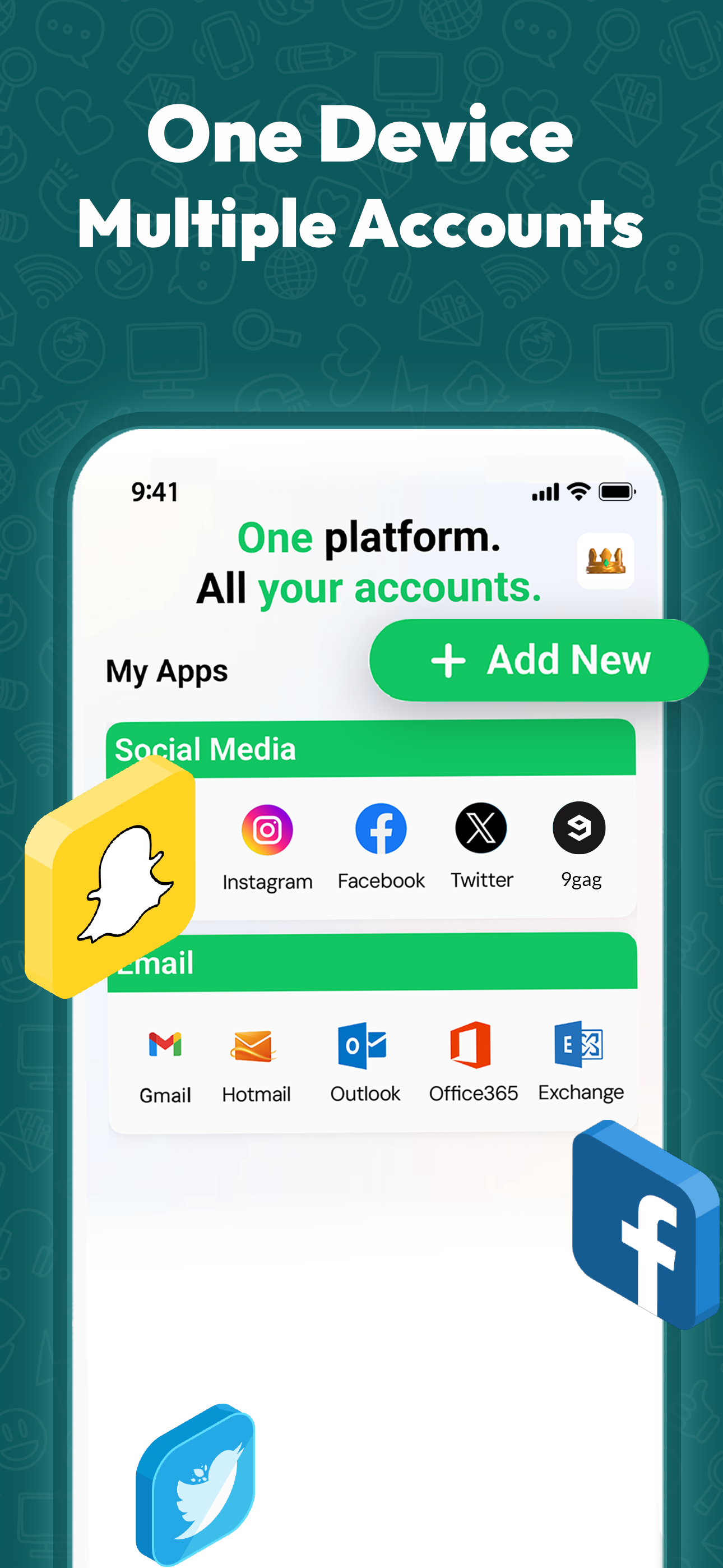 WhatsAppのデュアルメッセンジャー - Whats Web Scanner Duo＆AIチャットメディア1