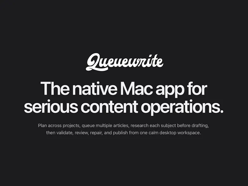 QueueWrite screenshot 1
