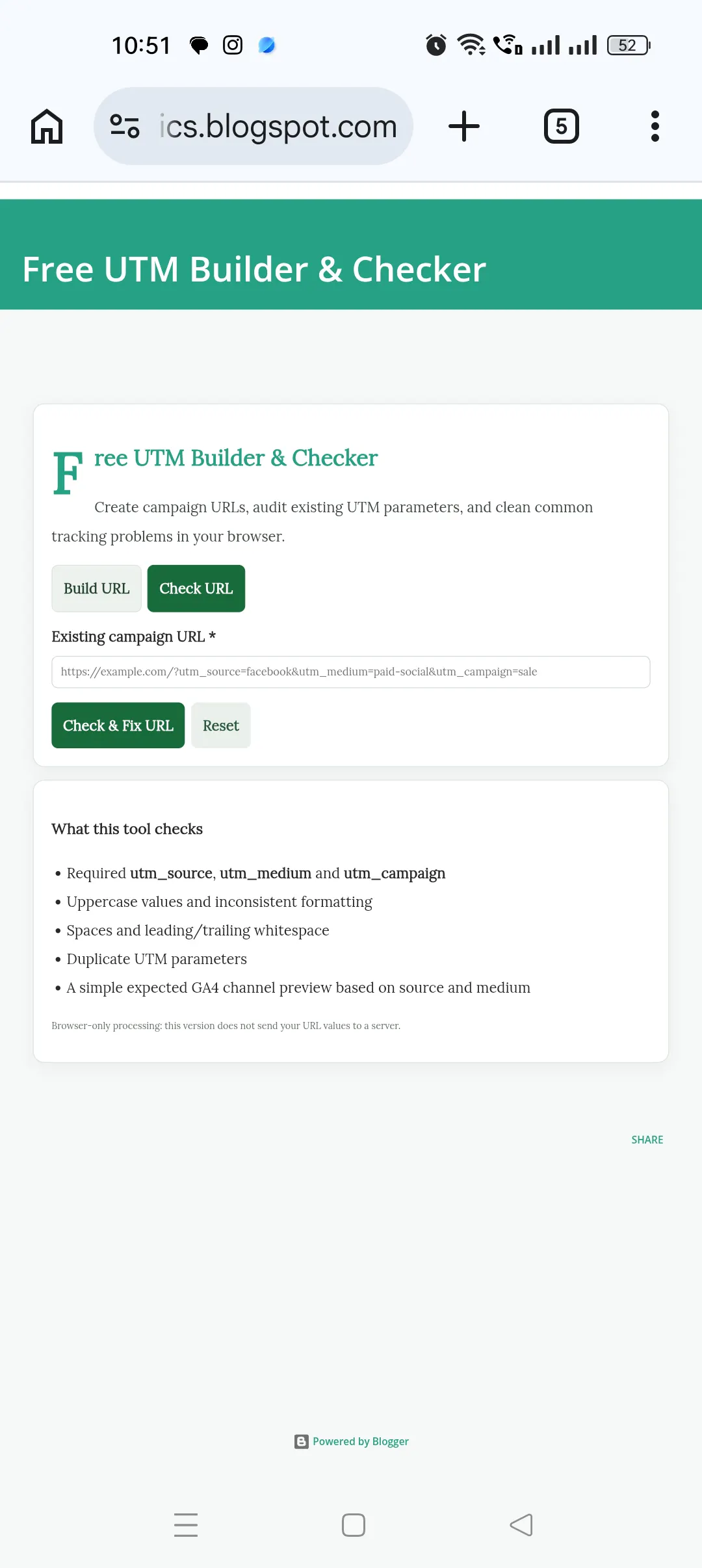 Free UTM Builder & Checker gallery image