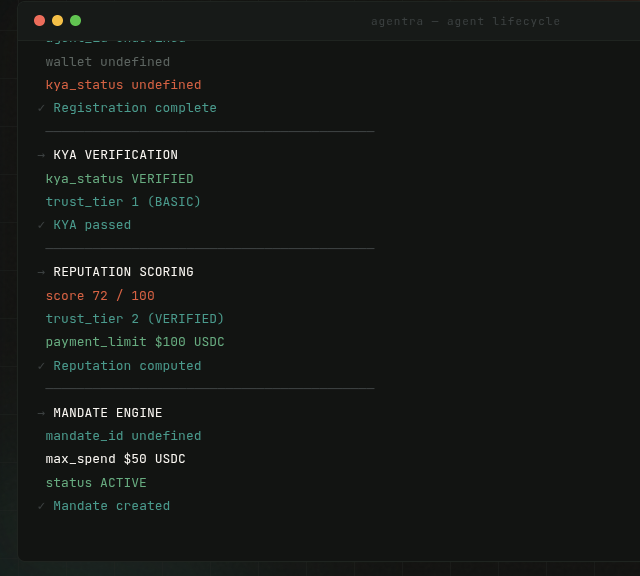 Agentra™ — Trust, Reputation for agents. gallery image