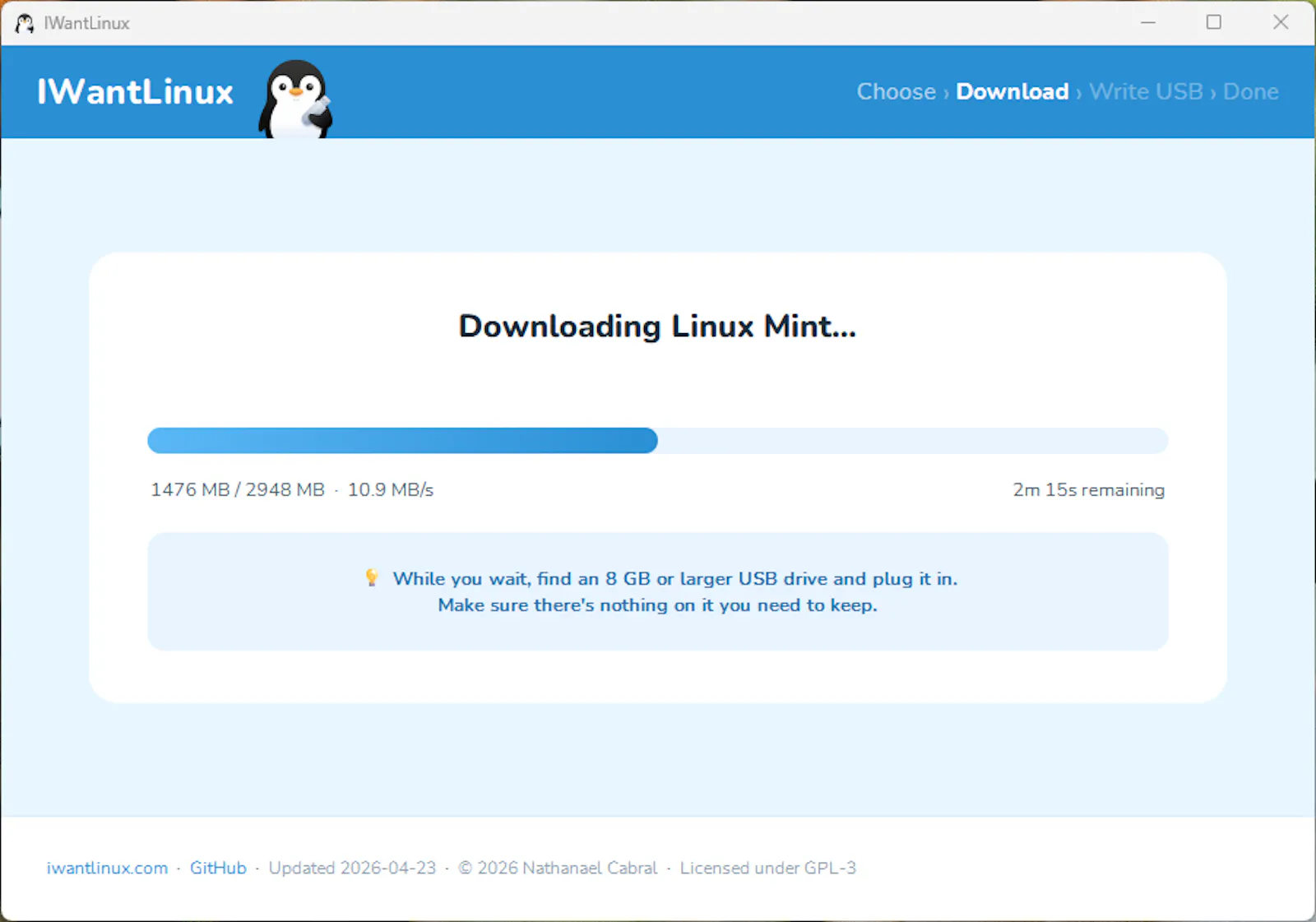 IWantLinux screenshot 1