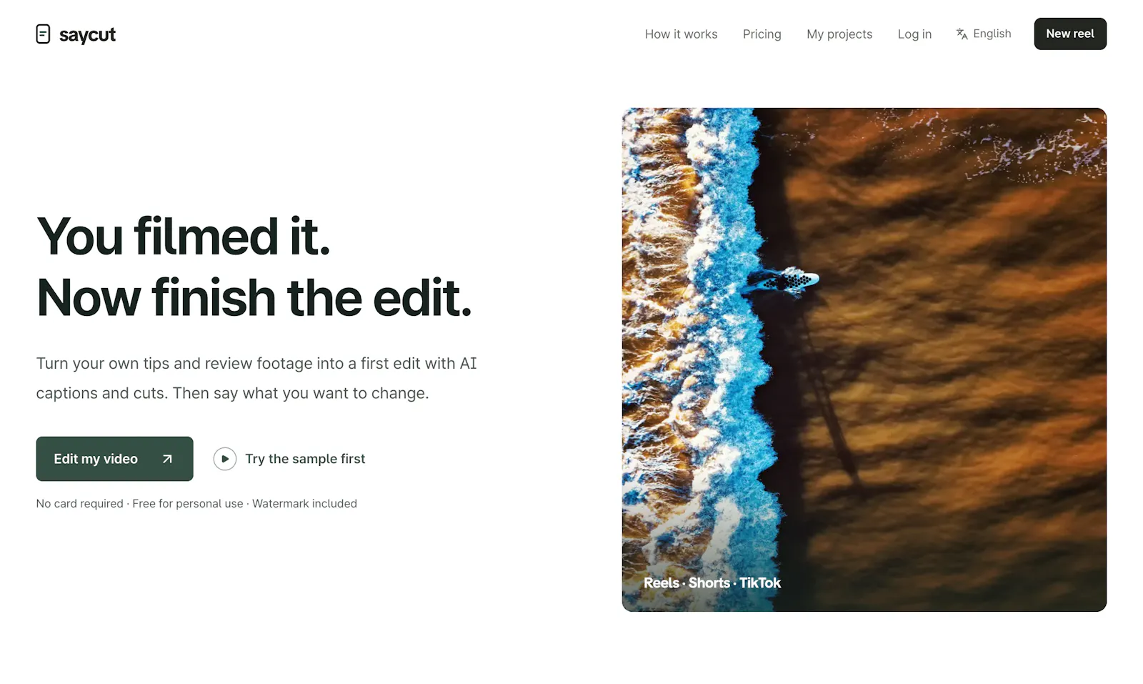 SayCut screenshot 1