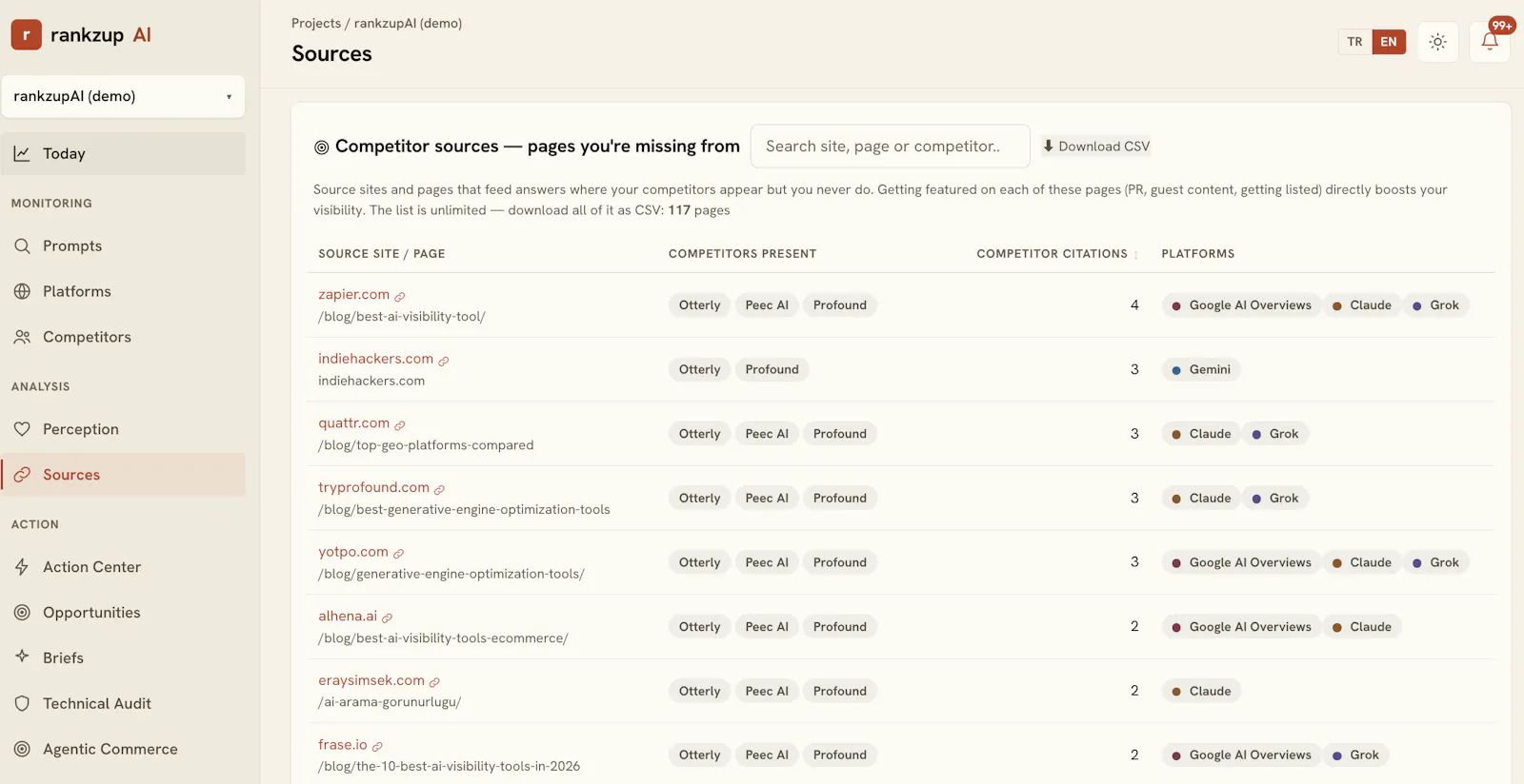rankzupAI screenshot 3