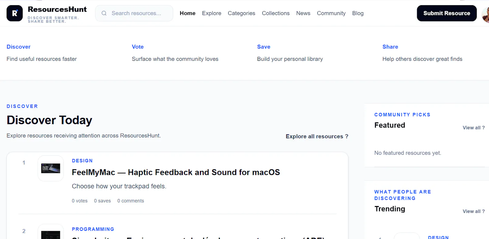 ResourcesHunt screenshot 1