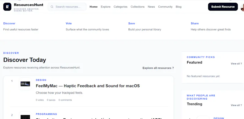 ResourcesHunt screenshot 1