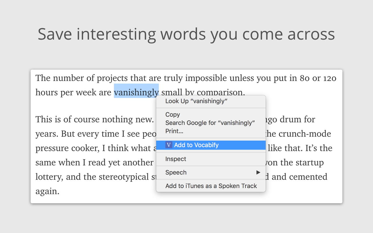 Vocabify for Chrome gallery image