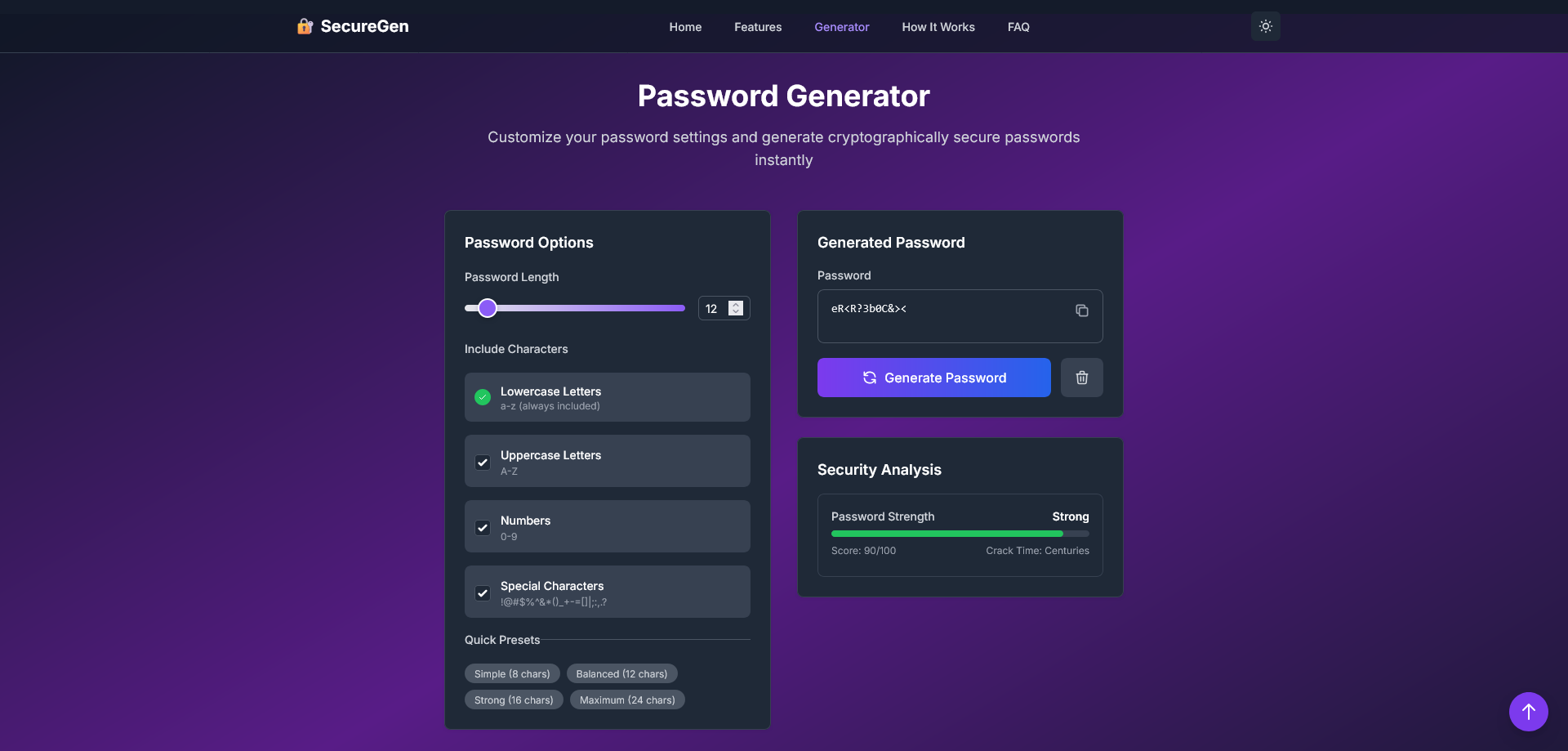 Secure Password Generator gallery image