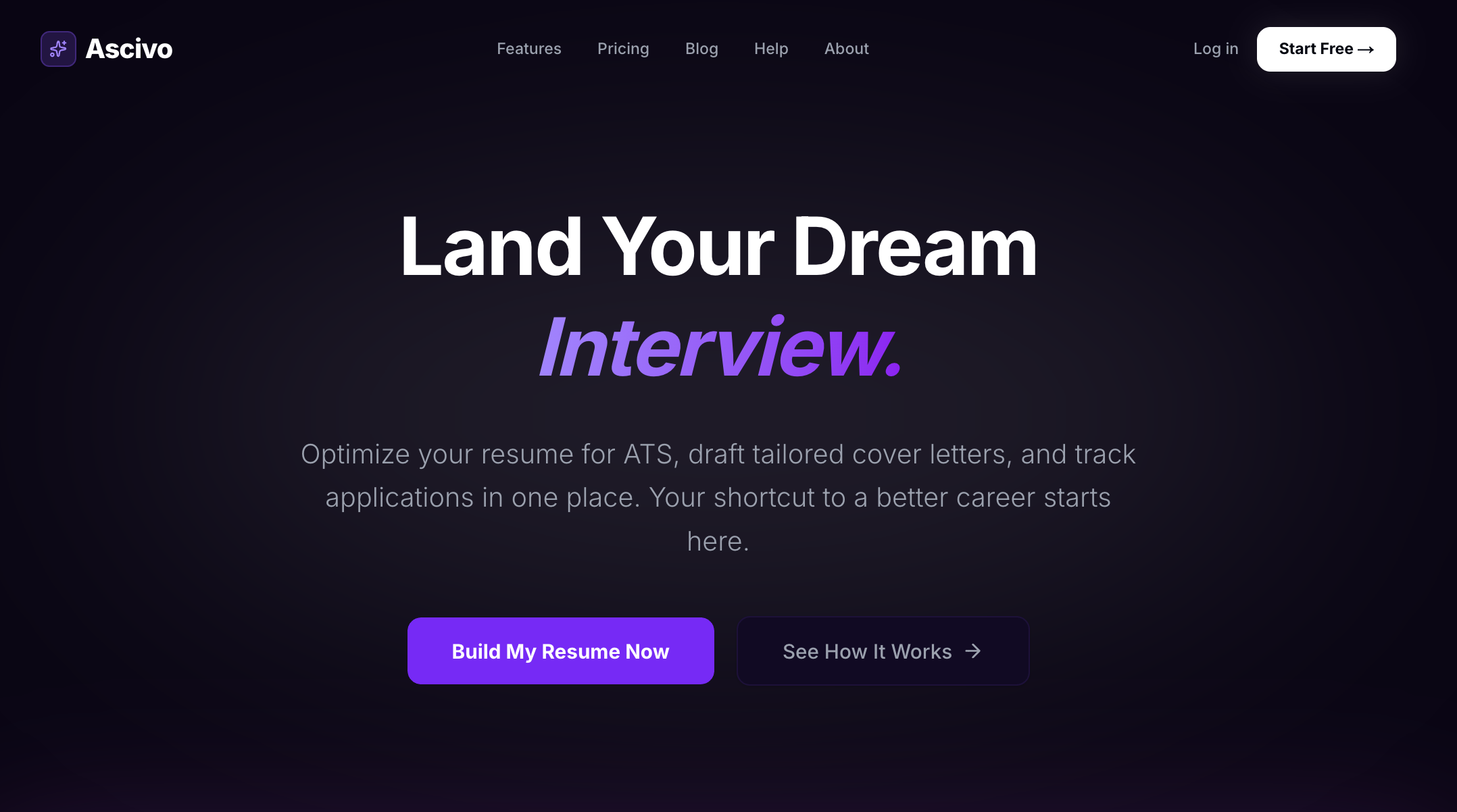 Ascivo - Main product screenshot demonstrating key features and user interface