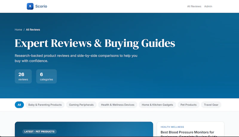Scorio Reviews & Comparisons screenshot 1