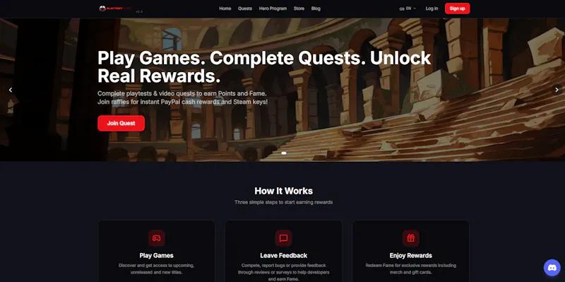 PlaytestQuest screenshot 3