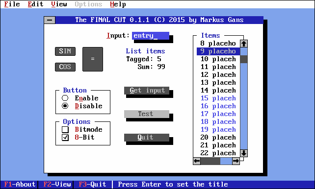 FINAL CUT gallery image