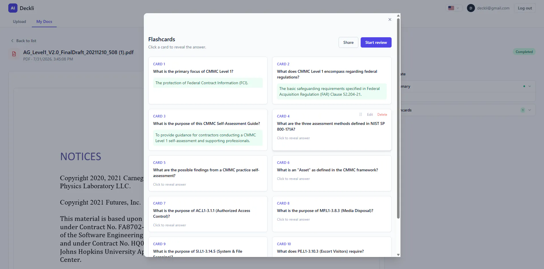 Deckli — Simple Flashcards gallery image