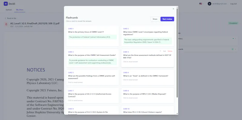 Deckli — Simple Flashcards screenshot 4