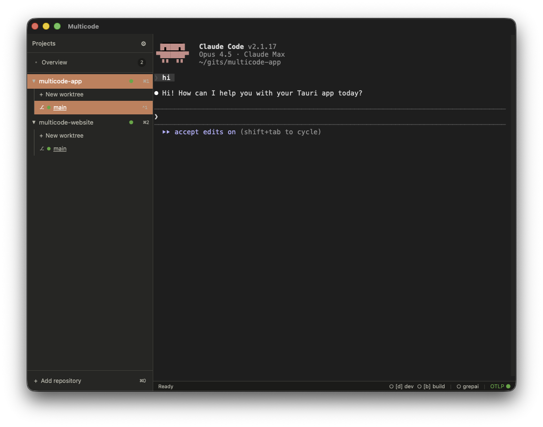 MultiCode - Screenshot 3 showing product features and functionality