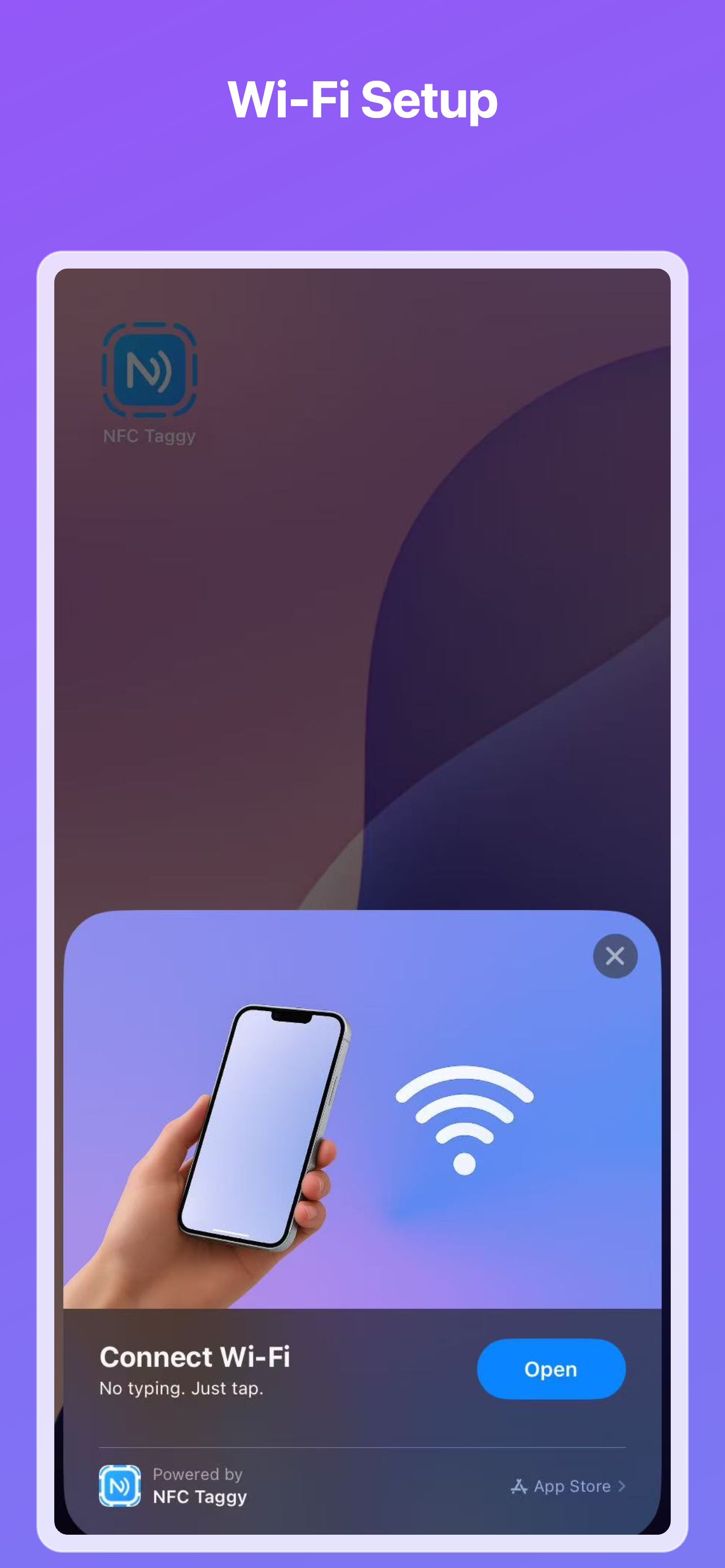 NFC Taggy Tools - Main screenshot showing features and interface