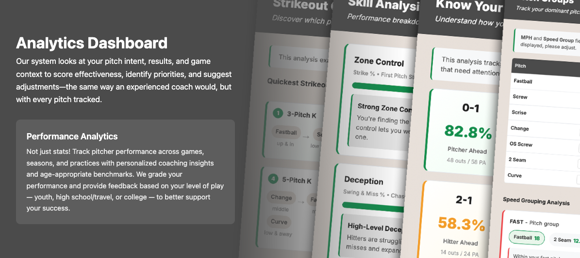 Pitch Dynamics Pitch Calling w Analytics gallery image