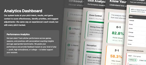 Pitch Dynamics Pitch Calling w Analytics gallery image