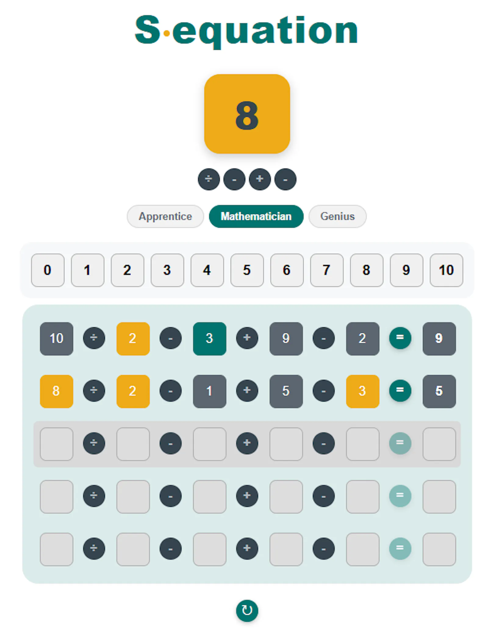 Sequation screenshot 4