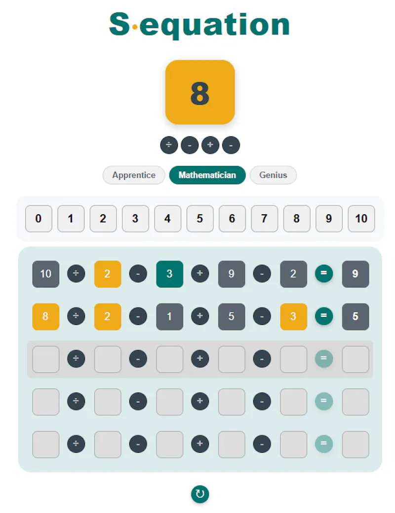 Sequation screenshot 4