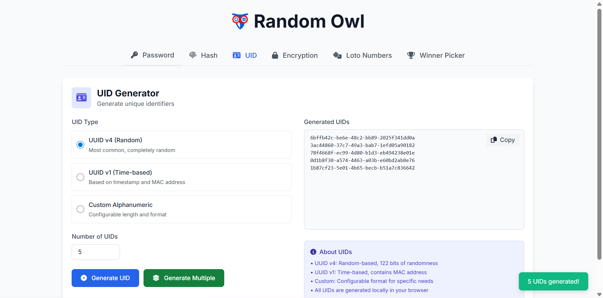 Random Owl gallery image