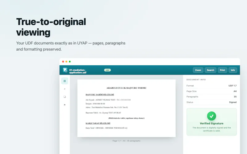 UDOG — UYAP UDF Viewer for Mac screenshot 2